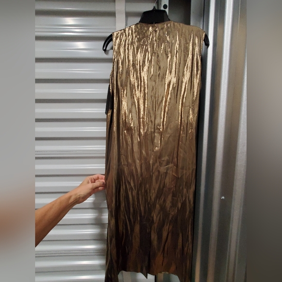 Sz 38 NWT Martin Margiela golden lame dress - Picture 3 of 4